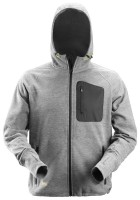 Snickers 8041 Flexiwork Fleece Hoodie Grey/Black £69.99